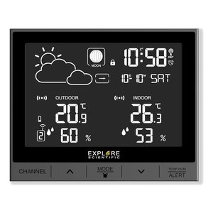Stazione barometrica Mini Deluxe Gray WHS5000 - Product Image 1