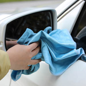 マイクロファイバーガラスクリーニングクロス40 * 40cm糸くずの出ないすばやくきれいな窓ガラスフロントガラスミラー強力なリムーバークロスタオル - Product Image 6