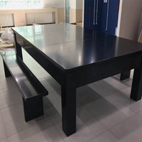 2024 usine de Chine fait bonne qualité 7ft 8ft 9ft taille standard style américain 3in1 table de billard à manger multifonction