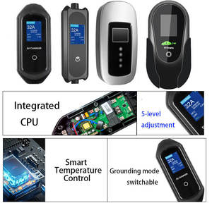 Chargeur EV portable ZSWINNER ST-E207 7kW Type 2 AC 220V avec écran intelligent et courant réglable pour mise à niveau et réaménagement - Product Image 3