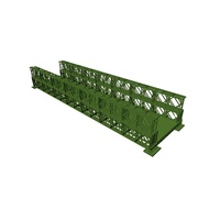 Puente Bailey de Acero Pesado de Alta Calidad para Construcción de Puentes con Estructura de Acero, Grado Q345B-Q460C, Modelo CB100