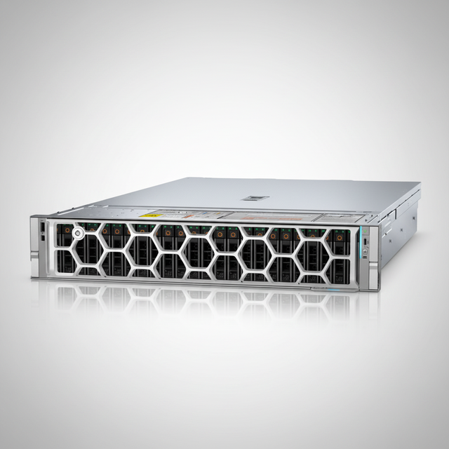 New Dell R7725 2U Rack Mount Server Scalable Dual Socket Processor Support for Business AI and Big Data Processing