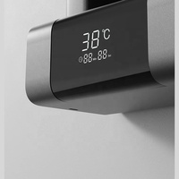 Bain de haute qualité smart salle de bain pluie douche système mélangeur laiton pistolet cendres LED ensemble de douche numérique douche ensemble complet