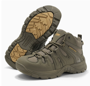 Botas Tácticas DF25 UZMK Unzhuo Grises de Media Caña para Hombre, Impermeables, Transpirables, Antideslizantes, para Senderismo en el Desierto y Actividades al Aire Libre, Venta al Por Mayor - Product Image 5