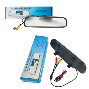 4.3" TFT <b>Car</b> Mirror Monitor <b>Reverse</b> Trigger Display Auto Dimming Clip-on -001 - Product Image 3