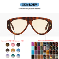 Lunettes de soleil Lubashades de haute qualité, style rétro classique, verres CR39, protection UV400, logo personnalisé, en acétate, pour hommes et femmes