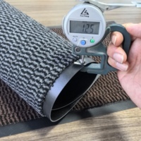 Luxuriöse Shaggy PVC Eingangs matte für Home Hotel Langer Teppich für Korridor, rutsch feste hochwertige Matten Großflächige Teppiche