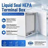 Nouvelle boîte diffuseur à flux laminaire HEPA en aluminium, étanchéité liquide, anti-fuite, certifiée ISO9001, haute efficacité pour laboratoire de biosécurité