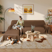 Vente flash : Housse de canapé sectionnelle en forme de L, anti-éclaboussures, anti-animaux, pour canapé familial, housse de canapé pour enfants, protection de meubles durable, facile à nettoyer