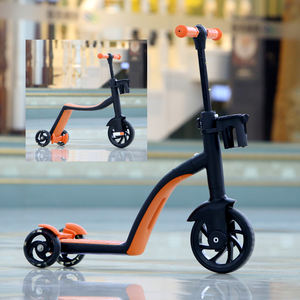 2020 새로운 저렴한 어린이 스쿠터 플라스틱 2 ~ 4 세 남성과 여성을위한 하나에 세 롤러 스케이트 - Product Image 3