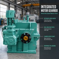 Boîte de vitesses industrielle motorisée robuste personnalisée CLSX CLSY pour turbine, pompe, centrale électrique MVR