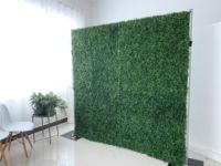 Mur de haie artificielle pour décoration intérieure et extérieure, panneau vert pour fond de mur, mur de plantes artificielles en gazon