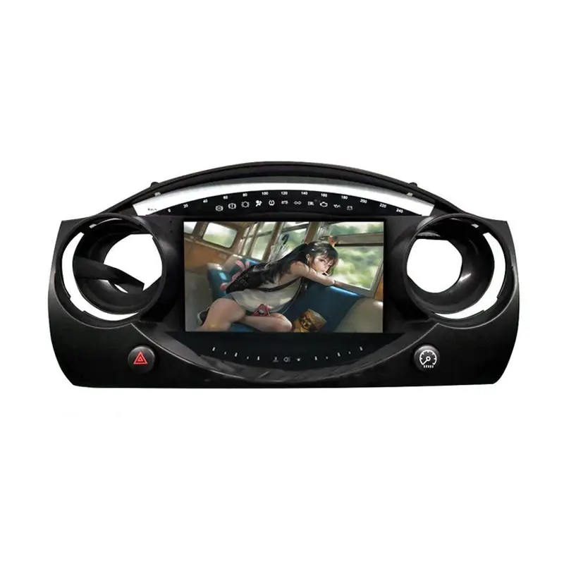 Autoradio android 10, 6 + 128, écran Tesla, Navigation GPS, lecteur multimédia, DVD, pour voiture BMW Mini Cooper S R50, R52, R53 (2004, 2006)