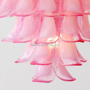 이탈리아 현대 고급 침실 식당 빌라 계단 높은 천장 홈 교수형 불어 유리 샹들리에 - Product Image 6
