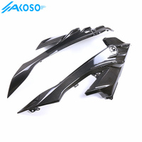 Kits de panneaux latéraux avant de moto en fibre de carbone AKOSO 100% 3K pour BMW S1000RR 2023 +