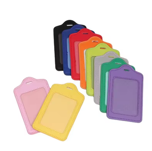 Transparent Modern PVC Durable ID Name Card Holder Business Students Exhibition Credit Cards Business Promotional Gift