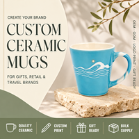 Servicio Completo de Fabricación de Tazas de Cerámica con Diseño de Marca, Listas para Regalo, Exportación a Granel, Venta al por Mayor para Empresas de Eventos de Comercio Global