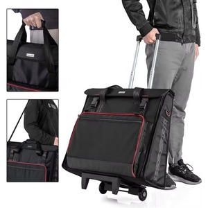Muestra gratuita de maletín negro para oficina, bolsa de información para reuniones de negocios, bolsa para computadora de gran capacidad, bolso de mano, 24 piezas por caja. - Product Image 2