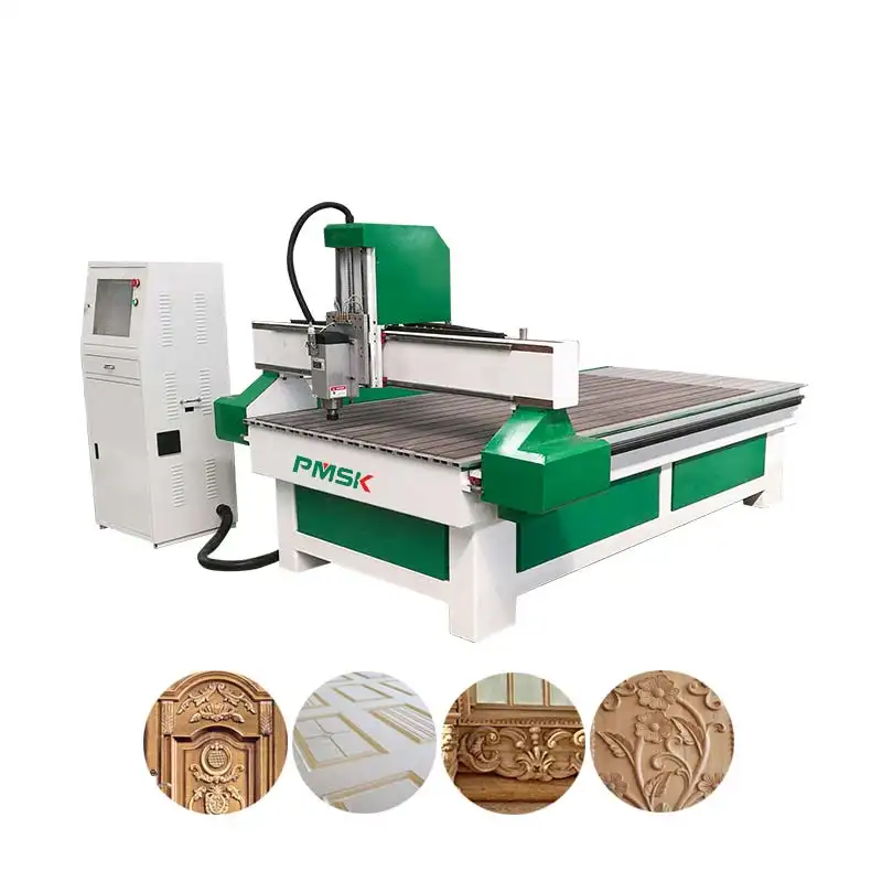 Cnc Router Machine Voor Aluminium 3 Axis Cnc 1325 Hout Cnc Router Met Vacuüm Tafel