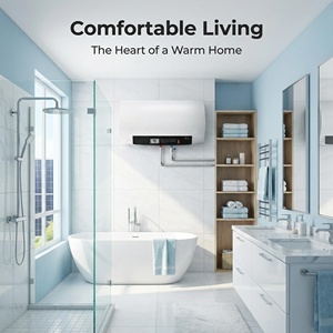 <span class=keywords><strong>Chauffe</strong></span>-<span class=keywords><strong>eau</strong></span> solaire photovoltaïque 60L 80L 100L mural hybride électrique photovoltaïque à économie d'énergie pour salle de bain domestique - Product Image 1