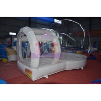 Tente à bulles gonflable commerciale certifiée CE, maison à bulles gonflable en PVC pour la location, événements, personnalisation, installation facile