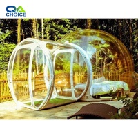 Maison gonflable de bulle de PVC de tentes gonflables transparentes Offre Spéciale de bulle pour le terrain de jeu extérieur