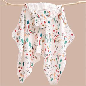 Personalized Animal Hooded Baby Bath Towel Muslin Fabric Swaddle <b>Blanket</b> for Baby - Product Image 4