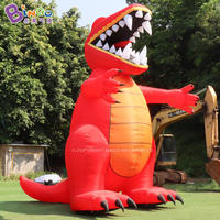 Mascotte gonflable géante personnalisée T-Rex, modèle de dessin animé, dinosaure gonflable géant pour la publicité et la décoration de fêtes en extérieur