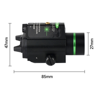 SYQT OPTICS 2-en-1 Tactique Combo Lumière Extérieure LED Lampe de Poche avec Laser Rouge Sight Scopes & Accessoires