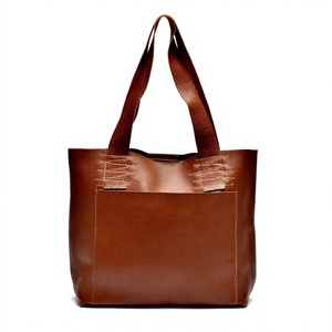 Western Style Leather Purse Custom Logo Printed Fashionable <b>Tote</b> Bags For Girls Casual Style OEM ODM Customizable Handbags Trend - Product Image 1
