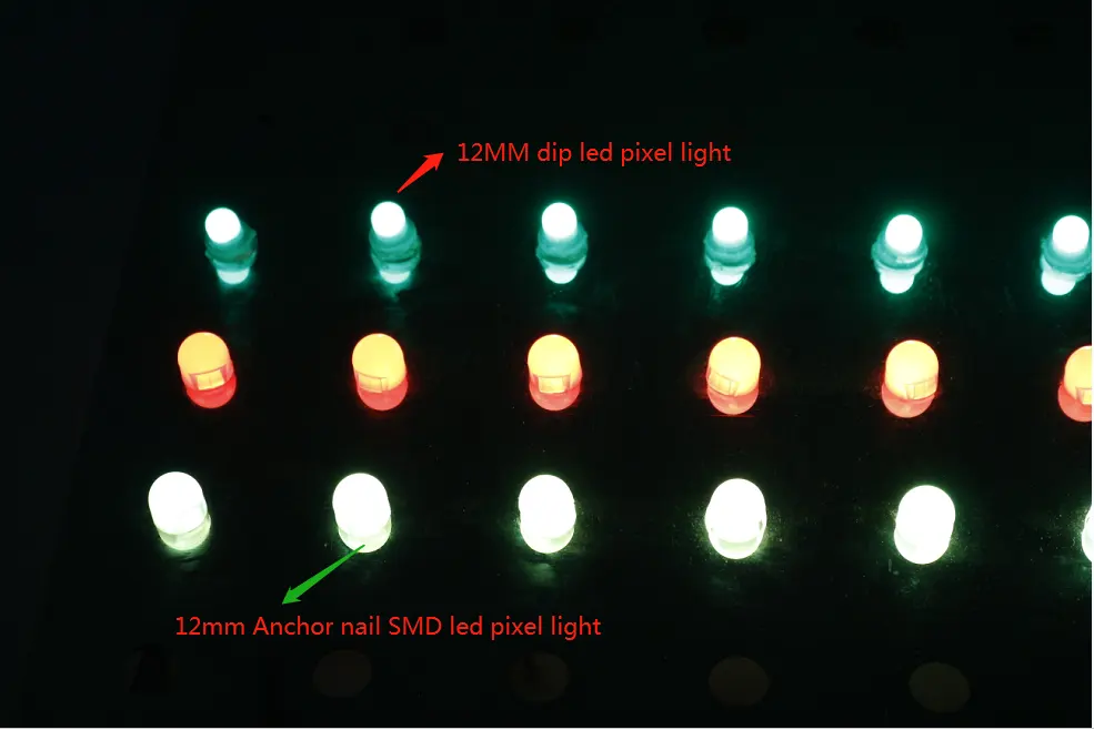 IP67กันน้ำ LED สี่เหลี่ยมดิจิตอล RGB LED พิกเซล ucs1903 LED โหนดพิกเซลสำหรับลงนามเป็นตัวอักษร