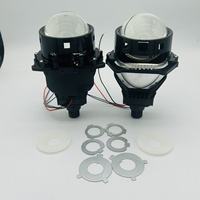 DILUSY HD Blue Cutting Dual LED Projector 3.0 Inch Car Headlight Lens with H7/H4/9005 12V New 6000K
