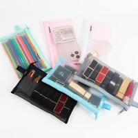 Nouveau étui à crayons Transparent maille papeterie sac crayon examen spécifique haute esthétique papeterie sac
