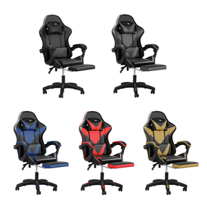 Chaise de jeu abordable pour fournisseurs, chaise PC personnalisée avec massage pour adolescents gamers et chambres à coucher - Product Image 2