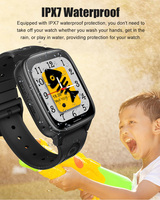 Montre connectée pour enfants, 4G RTOS GPS, grand écran IPS, avec appel SOS, carte Nano SIM, appels bidirectionnels