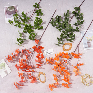 Feuilles de Guanyin artificielles 30cm-100cm, branche en plastique, décoration intérieure, arrangement floral pour mariage - Product Image 1