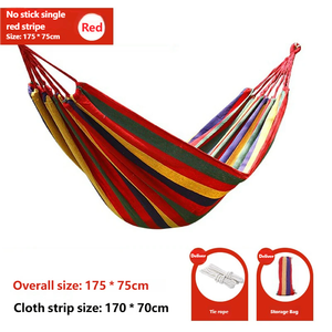 Hamaca para Exteriores para Adultos, para Todas las Estaciones, de Lona Blanca Gruesa, con Barras de Soporte Curvas, para una Persona, Directo de Fábrica - Product Image 2