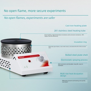 Plaque chauffante électrique en acier inoxydable Labshark, four à chauffage électrique encastré avec contrôle de température PID, pour laboratoire, bécher portable, OEM 1 - Product Image 1