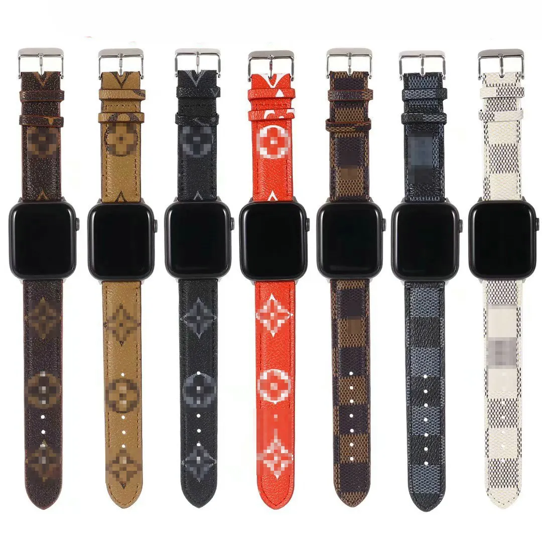 38mm 42mm PU Luxus Hochwertiges Correa De Cuero Leder armband für Serie 6 5 4 3 SE i Uhren armband Apple Watch Armband
