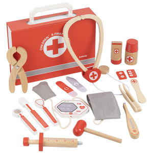 Éducation précoce bois Simulation Playhouse ensemble danois rouge docteur jeu <span class=keywords><strong>de</strong></span> rôle <span class=keywords><strong>jouet</strong></span> éducatif Juguetes <span class=keywords><strong>De</strong></span> docteur ensemble - Product Image 5