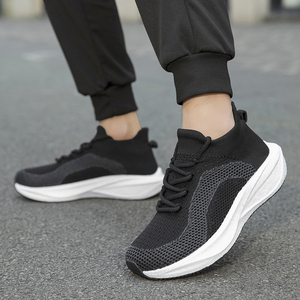 <span class=keywords><strong>Scarpe</strong></span> da Passeggio Elastiche Leggere e Morbide in Mesh per Uomo e <span class=keywords><strong>Donna</strong></span>, Sneakers Traspiranti <span class=keywords><strong>con</strong></span> Lacci e Suola Ammortizzata - Product Image 4