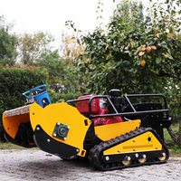 Meilleure vente CE EPA tondeuse à fléaux ferme télécommande sur chenilles tondeuse à fléaux verger tout Terrain puissant moteur machine de découpe d'herbe