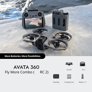 Avata 360 Fly More <span class=keywords><strong>Combo</strong></span> con RC 2 8K HDR 360 °   Kit de Dron <span class=keywords><strong>FPV</strong></span> Panorámico - Product Image 1
