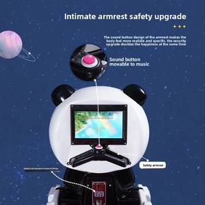 Parc pour enfants Machine de jeu commerciale Série mignonne pour animaux de compagnie Écran MP5 pour enfants Machine de balançoire à pièces Kiddie Ride Rocking - Product Image 5