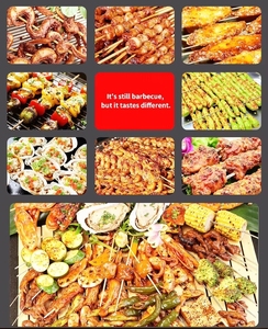 <span class=keywords><strong>Barbecue</strong></span> à pierres chaudes en acier inoxydable, électrique ou à gaz, modèle 2026, prix usine, le plus vendu pour usage commercial - Product Image 2