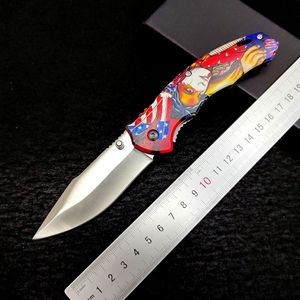 Cuchillo Plegable Táctico Duradero con Mango de Metal para Acampar al Aire Libre, Caza y Defensa Personal - Portátil, para Uso con Frutas - Product Image 2