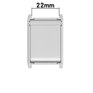 Adaptateur de montre de remplacement avec fermoir déployant en acier inoxydable HUANLONG 22 mm, coque en PC pour WHOOP 4.0 - Product Image 2