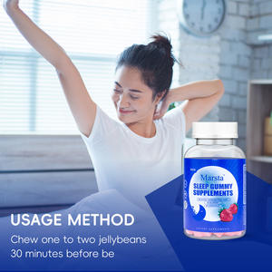 Gommes de sommeil à l'<span class=keywords><strong>acide</strong></span> <span class=keywords><strong>aminé</strong></span> butyrique Marsta Gommes fonctionnelles Gélules de gélatine SOMMEIL GUMMY SUPPLÉMENTS Entrepôt d'outre-mer Spot Tray - Product Image 6