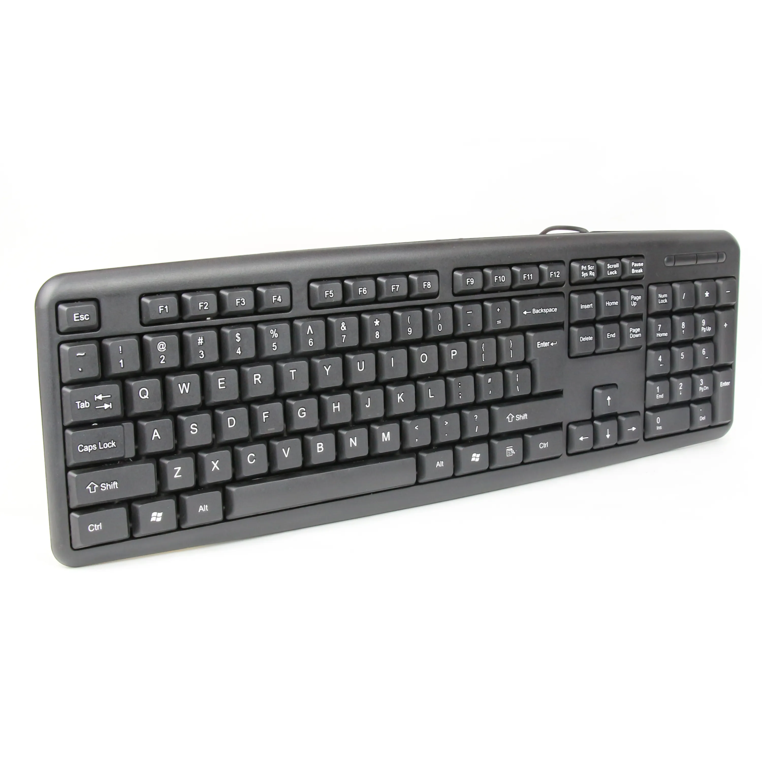 Teclado impermeável do computador Teclado sem fio e Mouse Factory OEM ODM Office Usb Desktop Membrana ABS Piano Keyboard