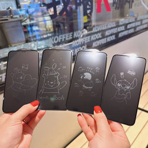 Protection d'écran pour iPhone 16 Pro Max avec motif de dessin animé, <span class=keywords><strong>film</strong></span> anti-reflet (AR) et anti-choc à coller - Product Image 2